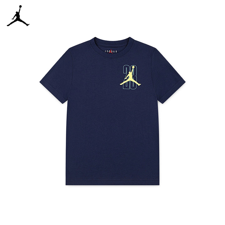 Jordan Boys Triangle Offense Blue T-Shirt (Big Kids)