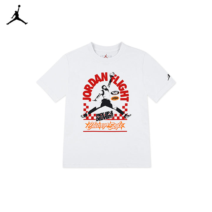 Jordan Boys Deep Dish T-Shirt White (Big Kids)