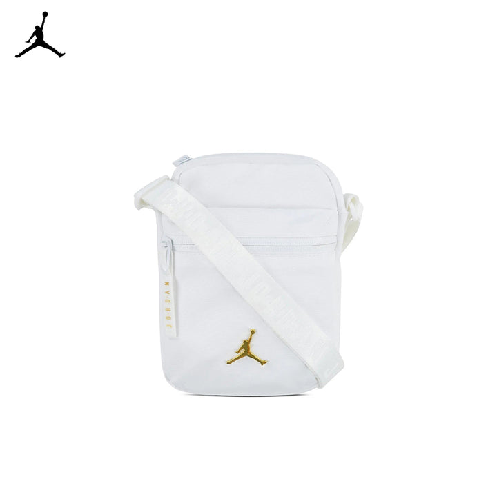 Jordan Airborne Festival White & Gold Cross Body Bag