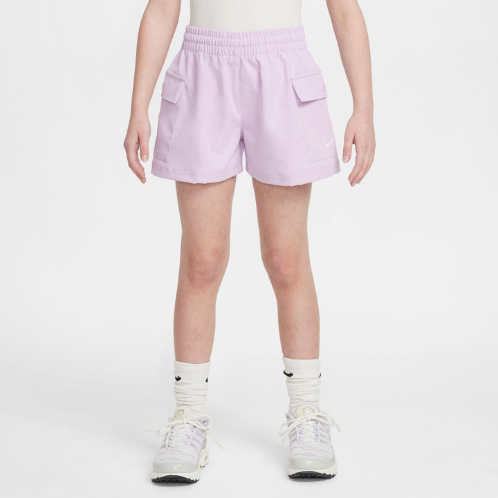 Nike Sportswear Girls' Woven Cargo Shorts (Big Kids)