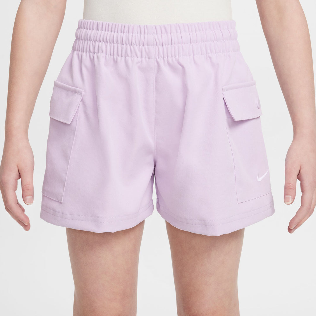Nike Sportswear Girls' Woven Cargo Shorts (Big Kids)