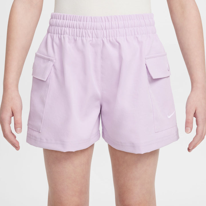 Nike Sportswear Girls' Woven Cargo Shorts (Big Kids)