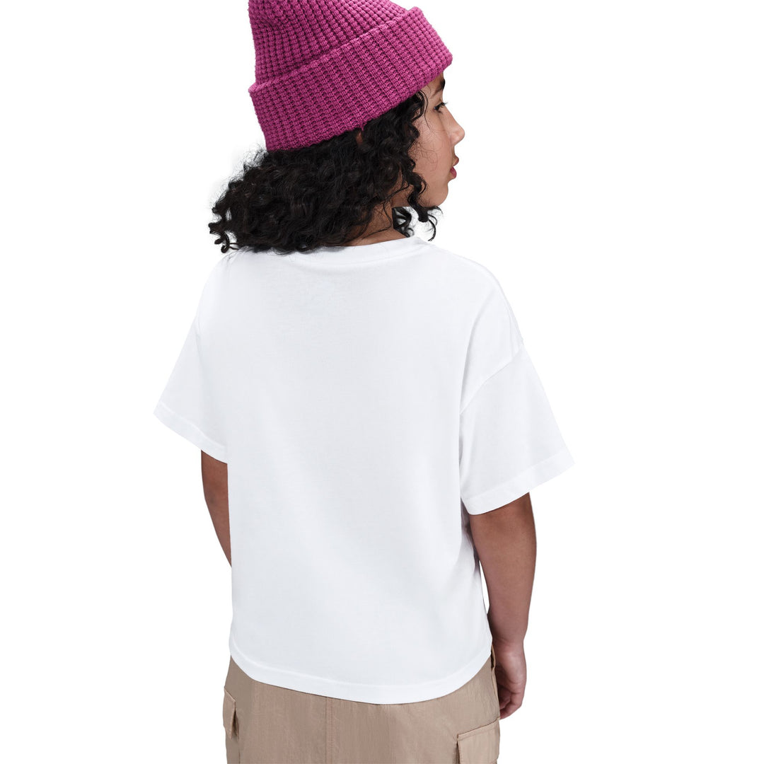 Nike Girls Sportswear Empower Shine T-Shirt White (Big Kids)
