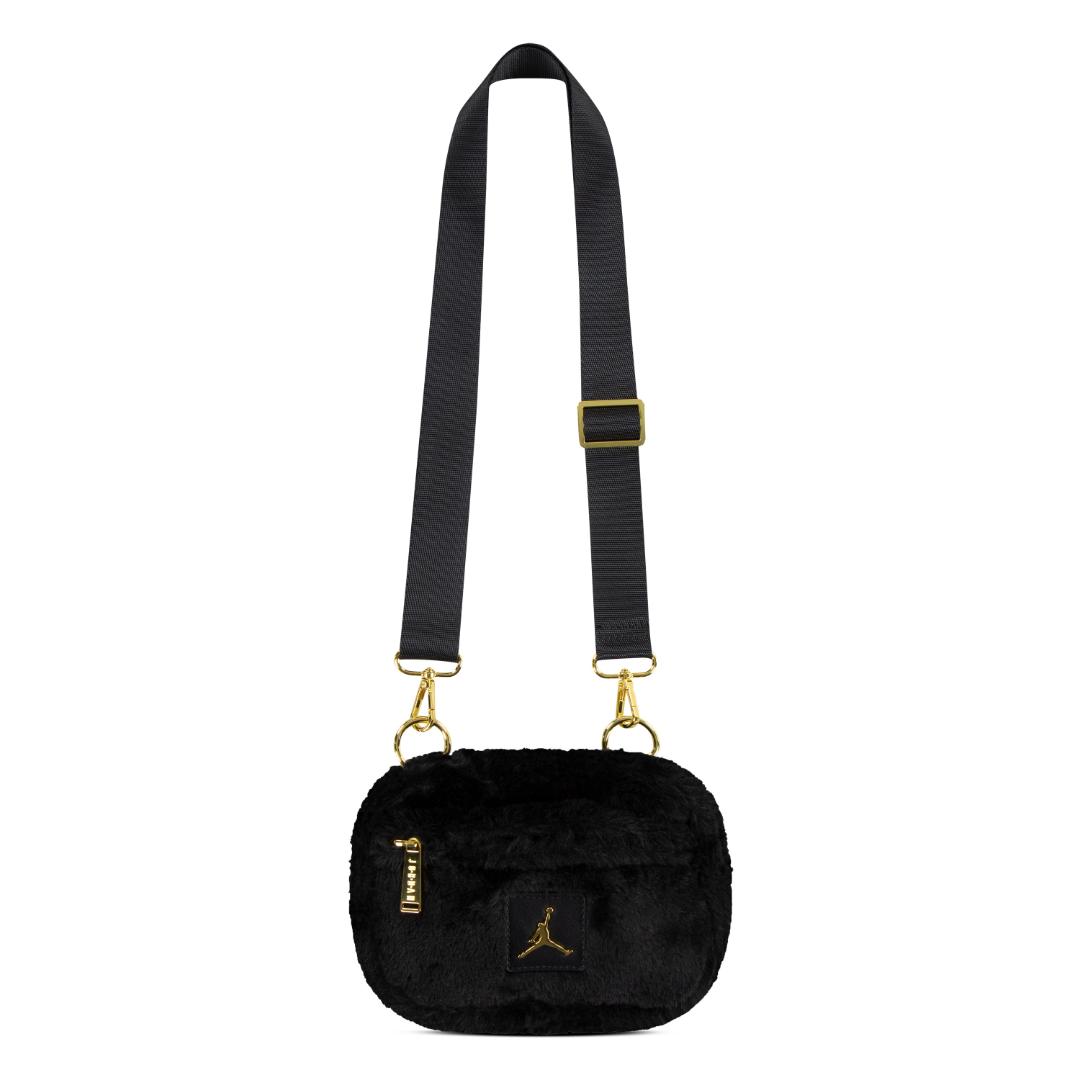 Jordan Girls Fur Camera Bag Black