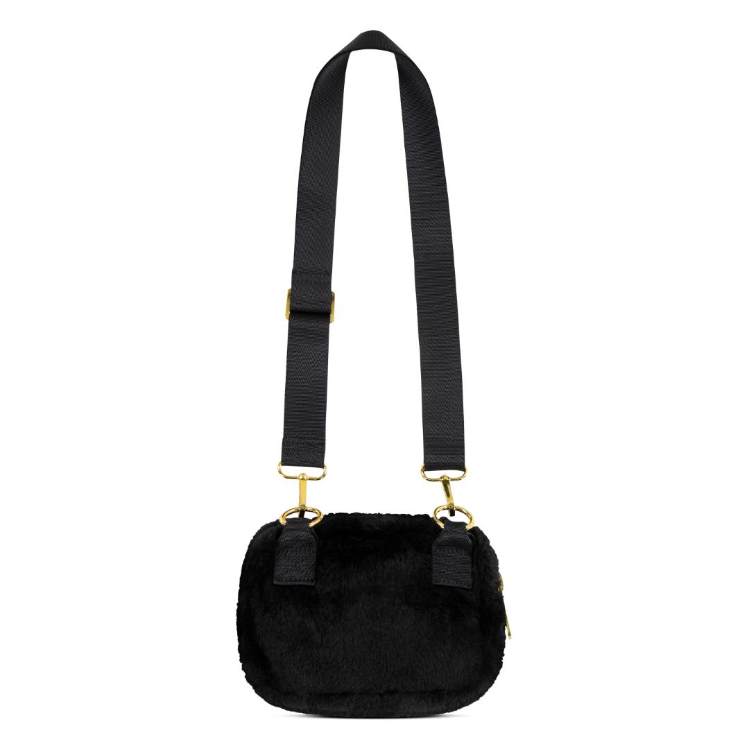 Jordan Girls Fur Camera Bag Black