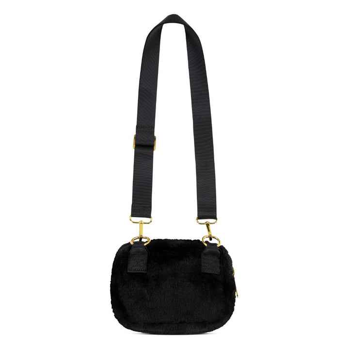 Jordan Girls Fur Camera Bag Black
