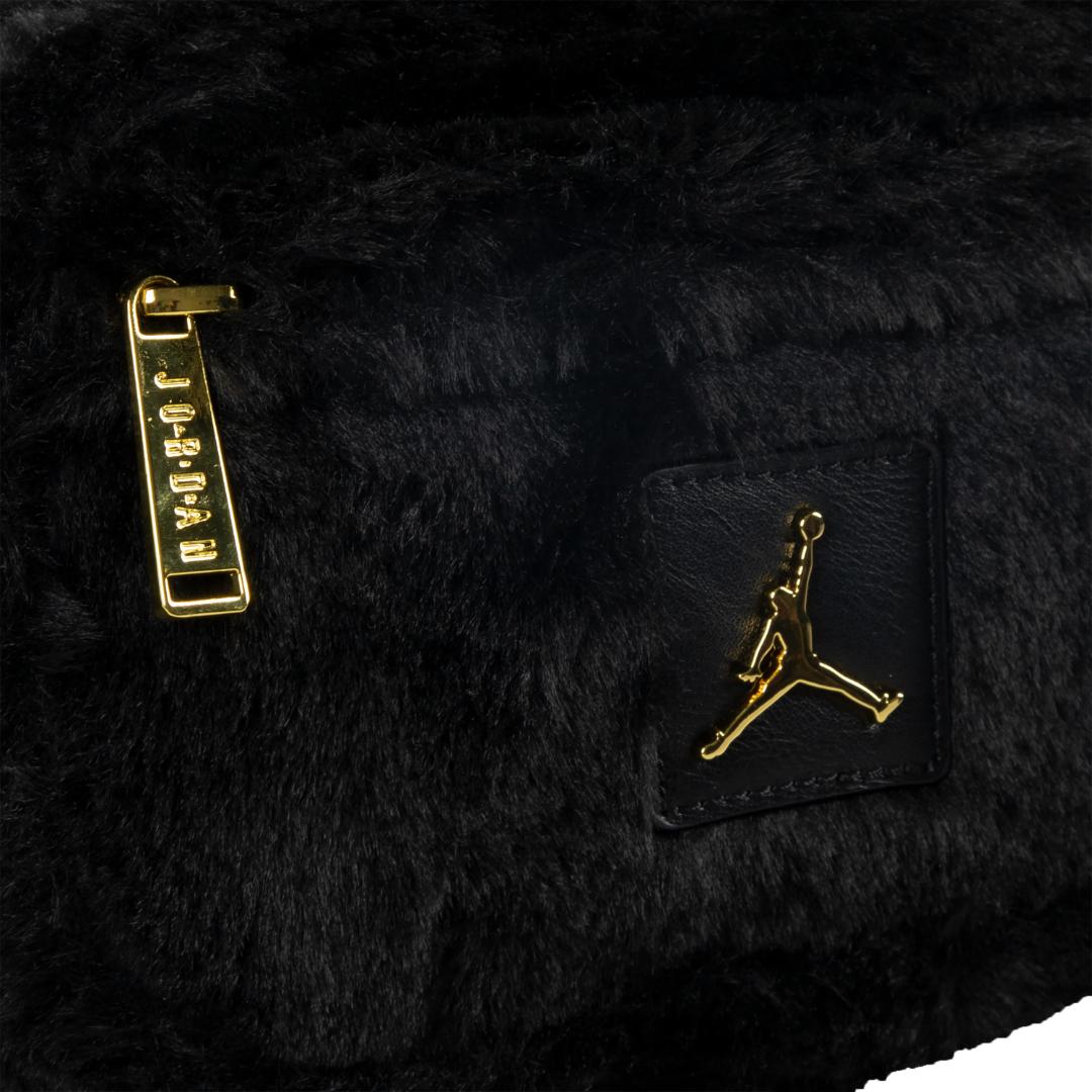 Jordan Girls Fur Camera Bag Black