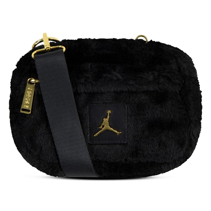 Jordan Girls Fur Camera Bag Black