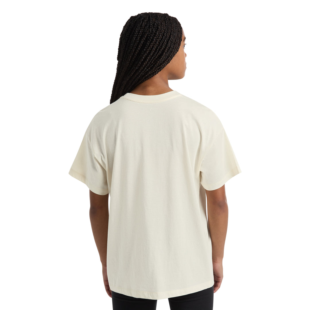 Converse Girls Graphic Boyfriend White T-Shirt (Little Kids)