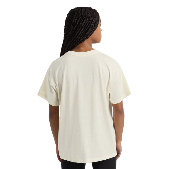 Converse Girls Graphic Boyfriend White T-Shirt (Little Kids)