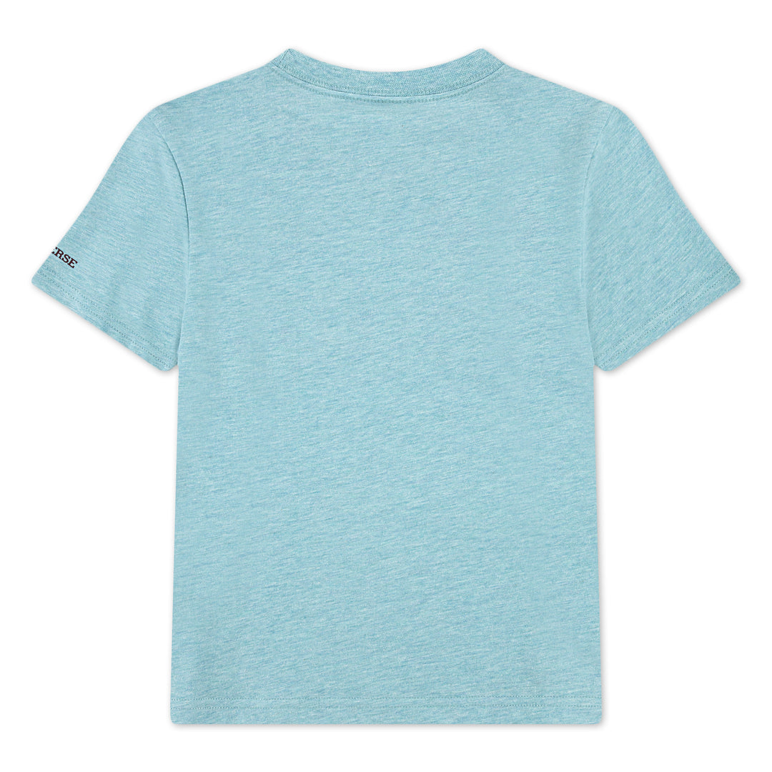 Converse Boys Multi Hit Winged Sneakers Blue T-Shirt (Little Kids)