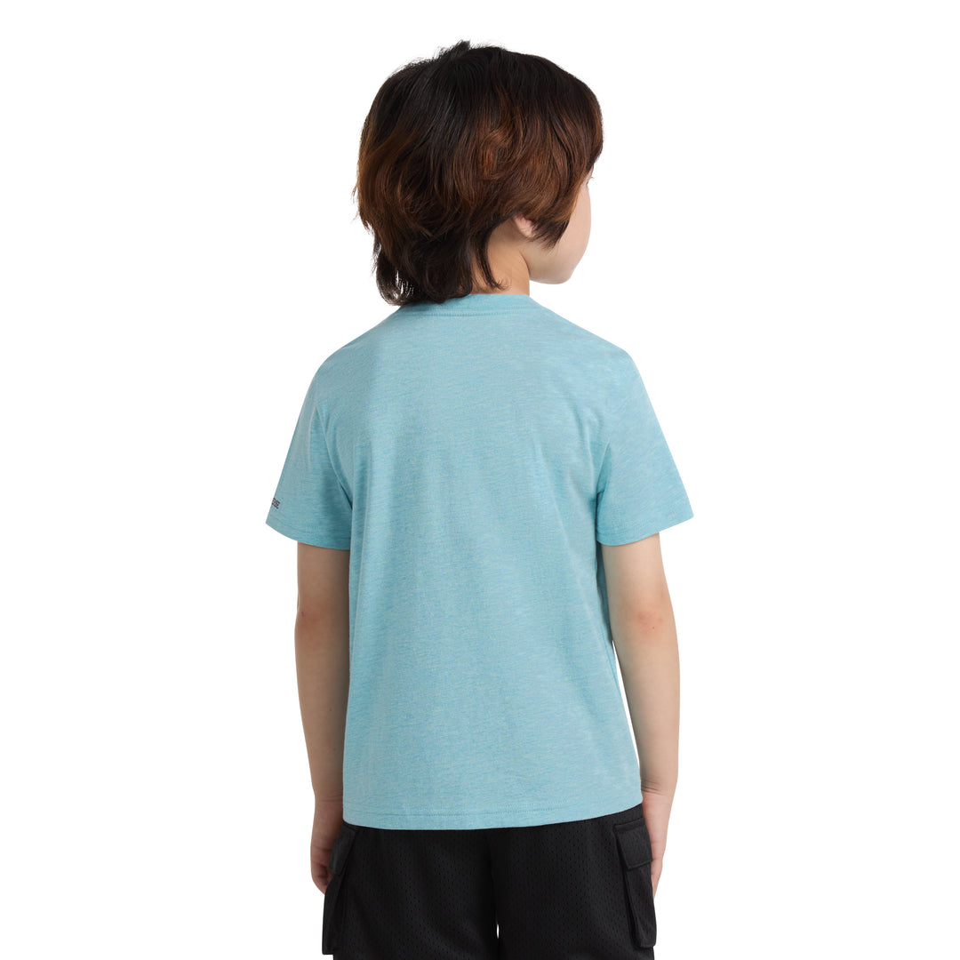 Converse Boys Multi Hit Winged Sneakers Blue T-Shirt (Little Kids)