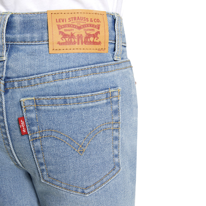Levi's Girls High Rise Ankle Straight Denim (Little Kids)
