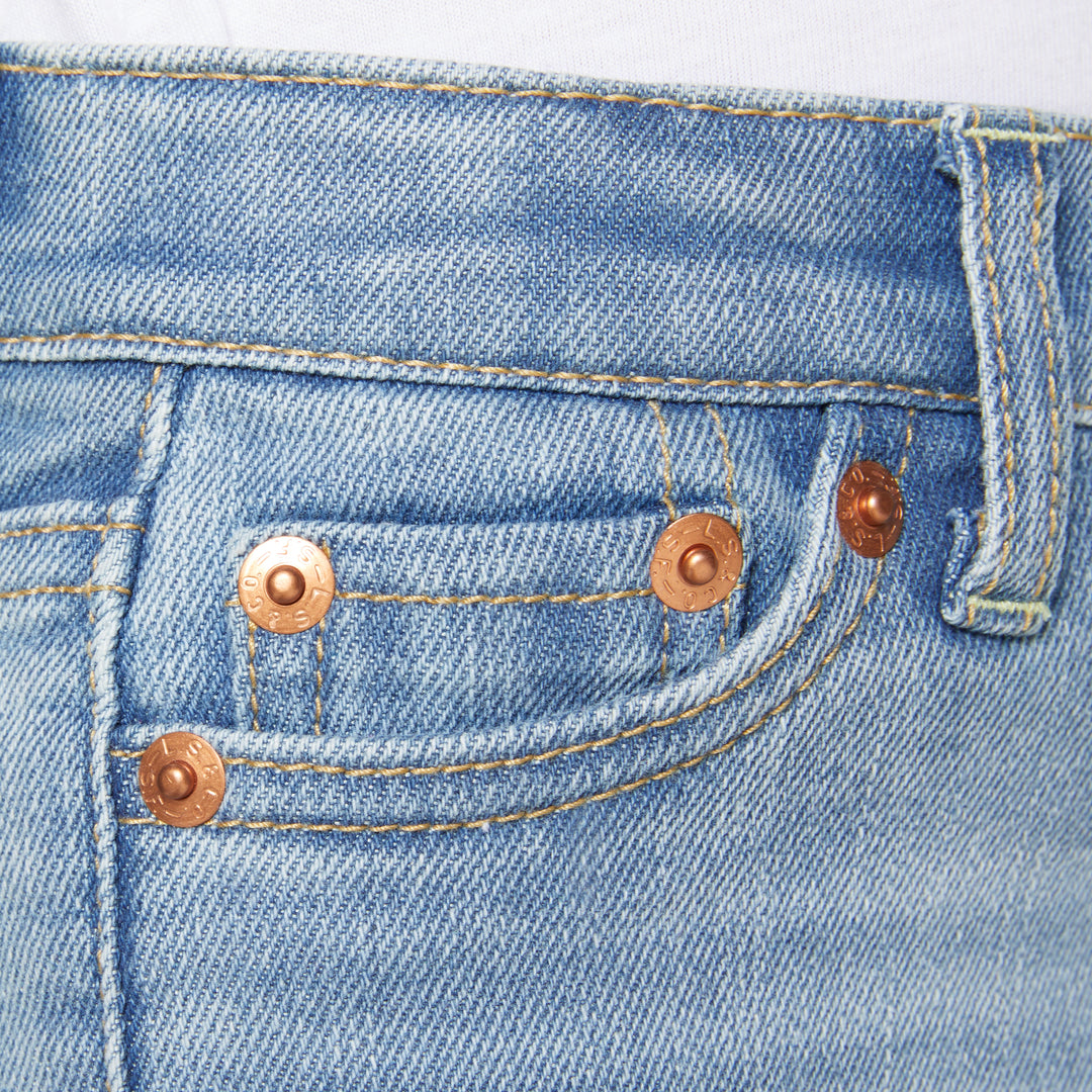Levi's Girls High Rise Ankle Straight Denim (Little Kids)