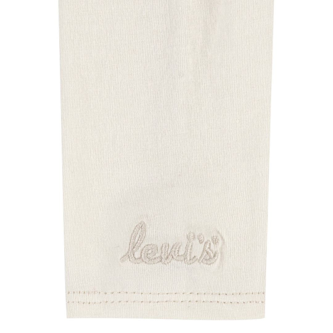 Levi's Girls Scrunchie Waist Skirtall Antique White (Infant)