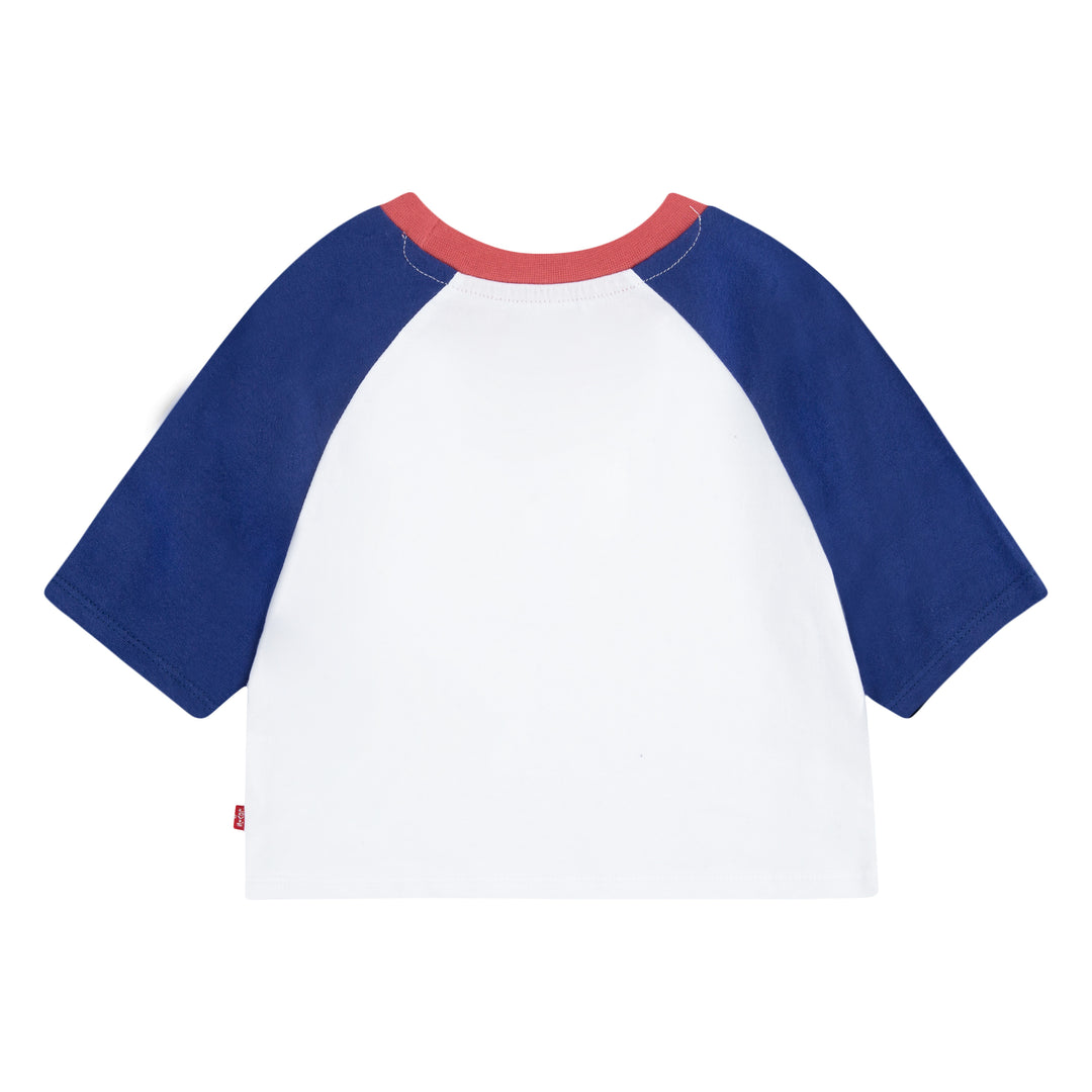 Levi's Girls Throwback Baseball Tee Twilight Blue (Toddlers)