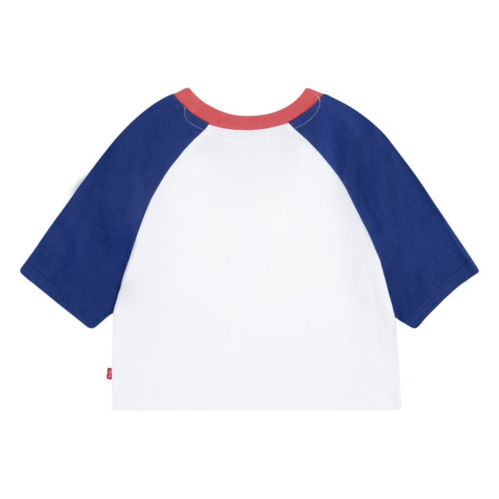 Levi's Girls Throwback Baseball Tee Twilight Blue (Toddlers)