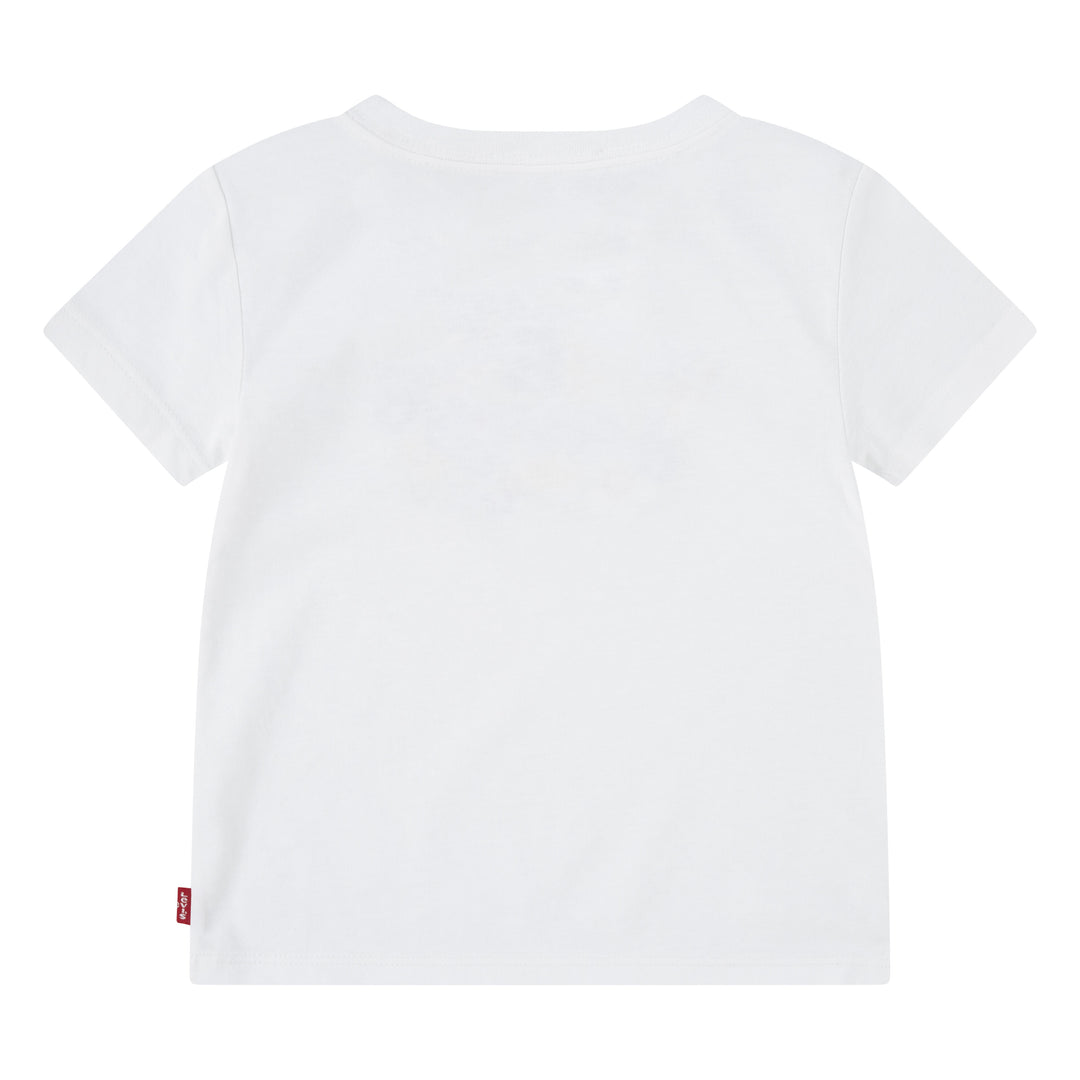 Levi's Girls Short Sleeve Batwing Fill Bright White (Toddlers)