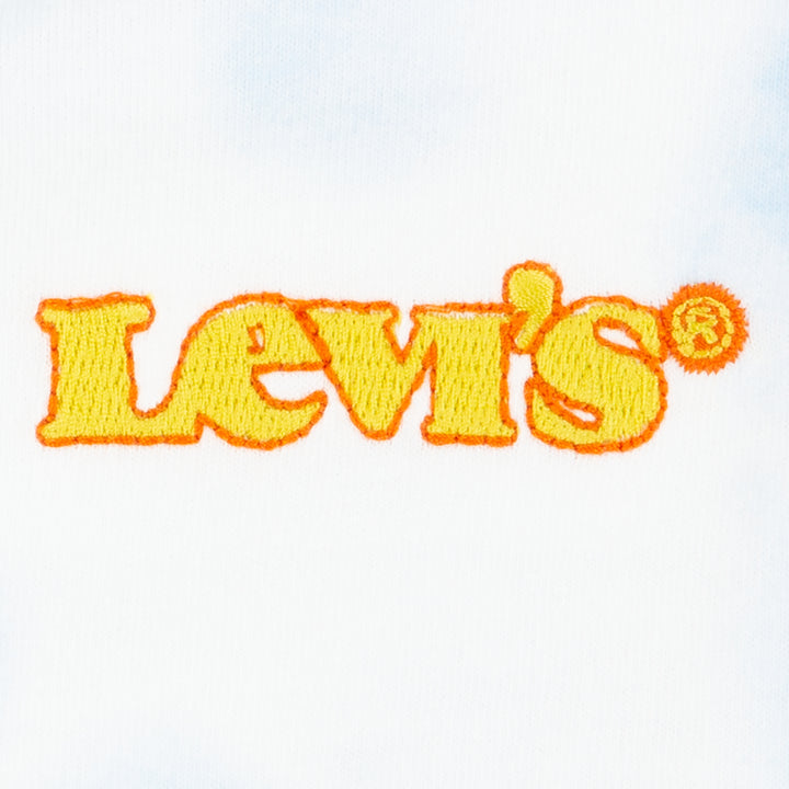 Levi's Girls High Rise Jordi Tee Plain Air Tye Dye (Little Kids)