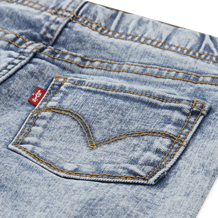 Levi's Girls Puff Sleeve Tee & Jeans Set Lotus (Little Kids)