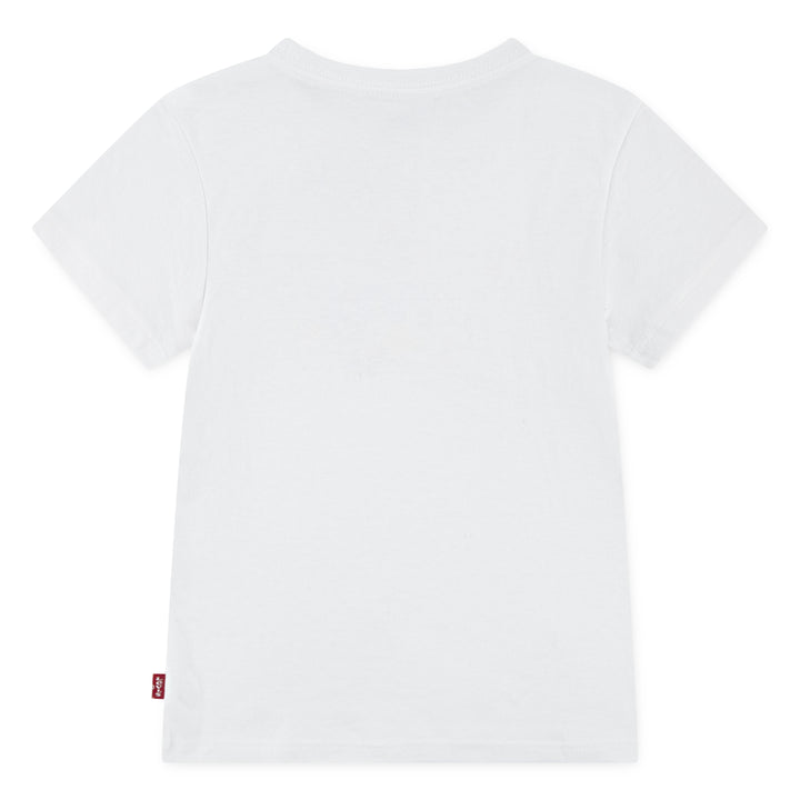 Levi's Girls Short Sleeve Batwing Fill Bright White (Little Kids)