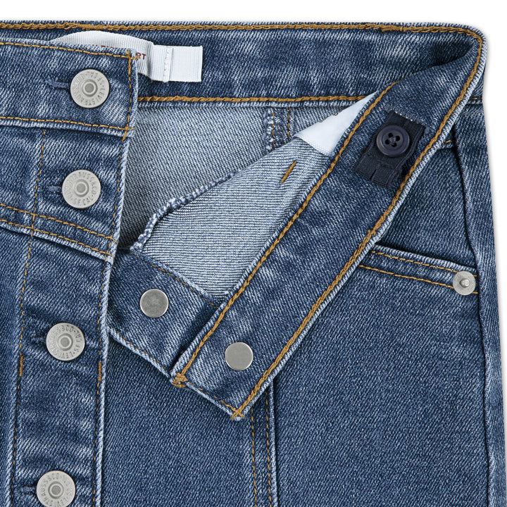 Levi's Girls Button Front Skirt Rodeo (Little Kids)