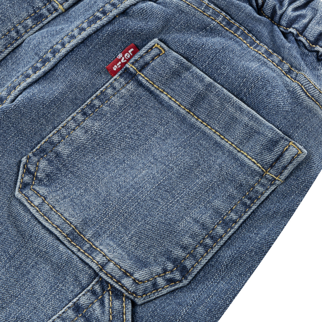 Levi's Boys Cowboy Tee & Carpenter Set Grey Heather (Toddlers)