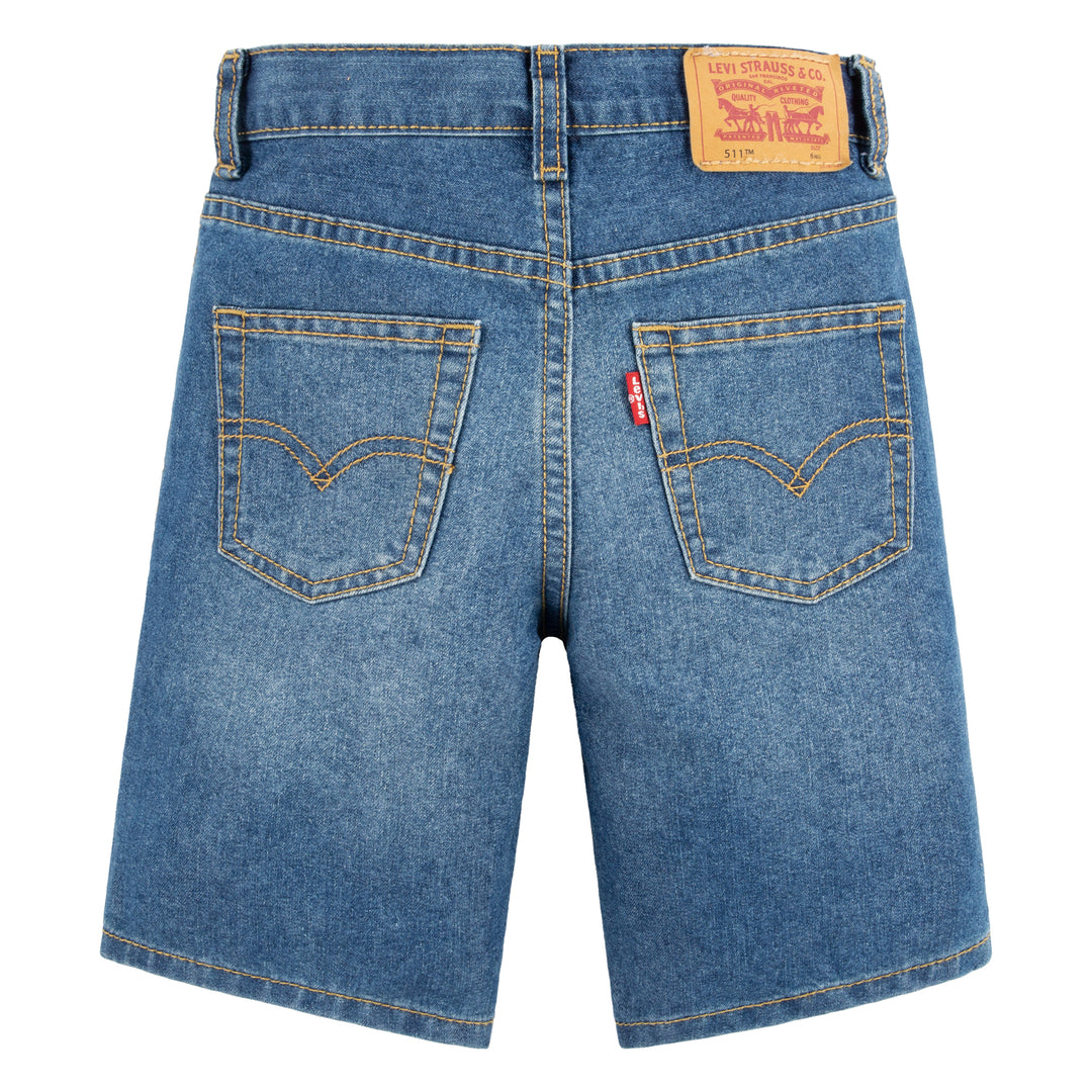 Levi's Boys 511 Slim Peformance Short Well Worn (Little Kids)