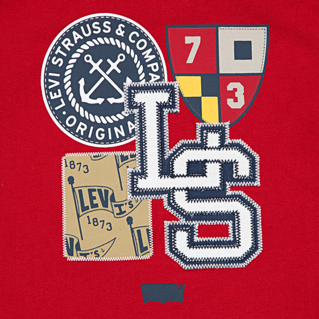 Levi's Boys Multi Sailing Patch Short Sleeve Tee (Big Kids)