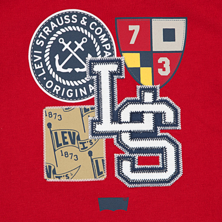 Levi's Boys Multi Sailing Patch Short Sleeve Tee (Big Kids)