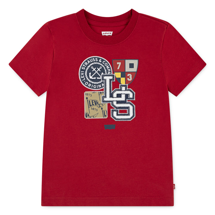 Levi's Boys Multi Sailing Patch Short Sleeve Tee (Big Kids)