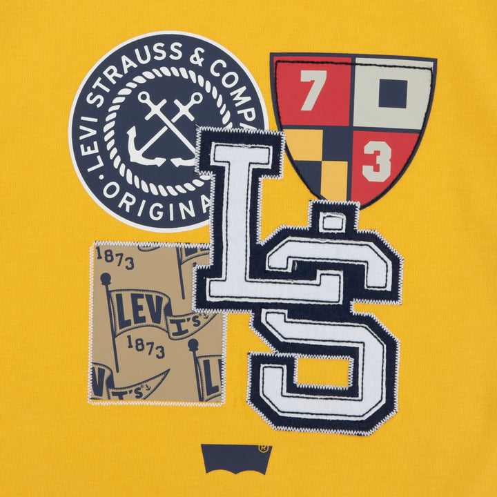 Levi's Boys Multi Sailing Patch Short Sleeve Tee (Little Kids)