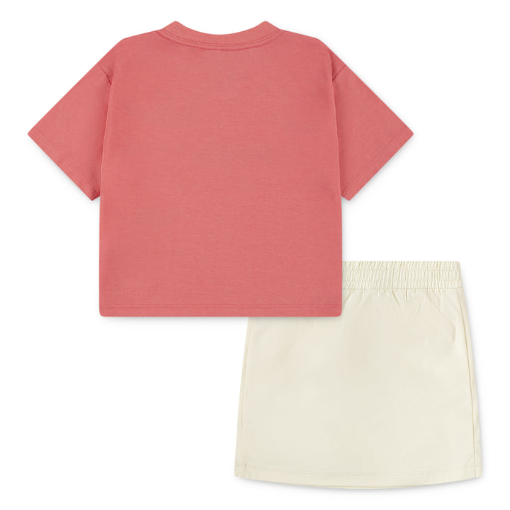 Jordan Girls Crafted Utility Tee Skort Set (Little Kids)