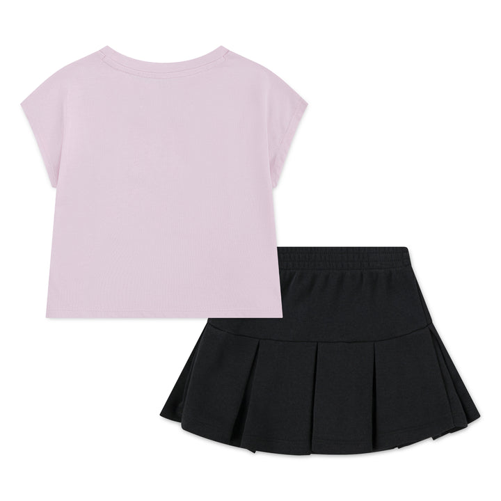 Jordan Pleated Shirt Set (Toddler)