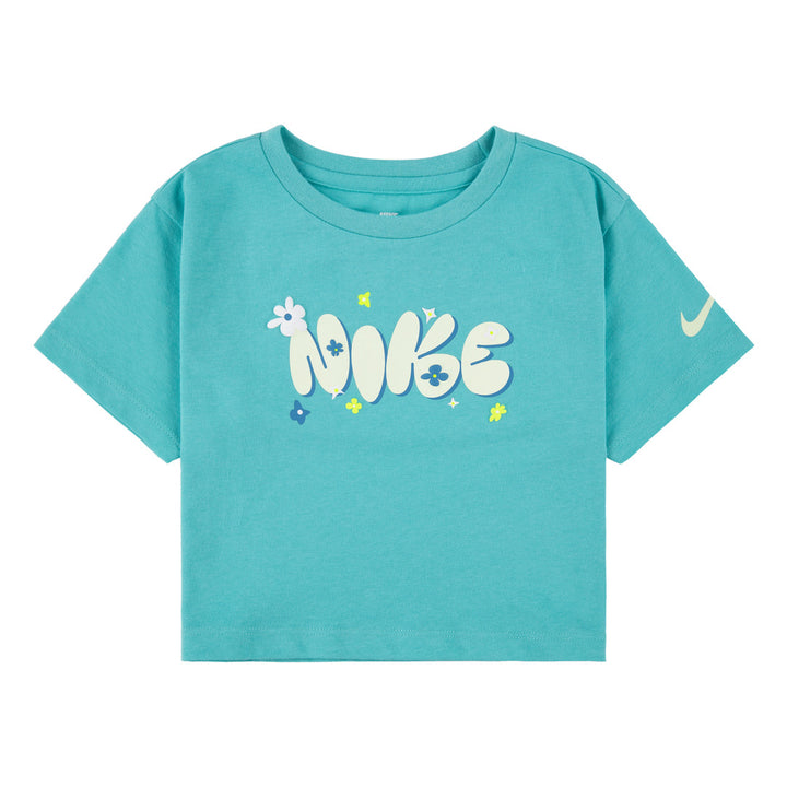 Nike Girls Izzy Graphic Tee Green Frost (Toddler)