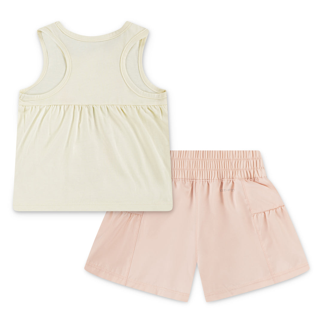 Nike Sunny Swoosh Tank Short Washed Coral (Toddlers)