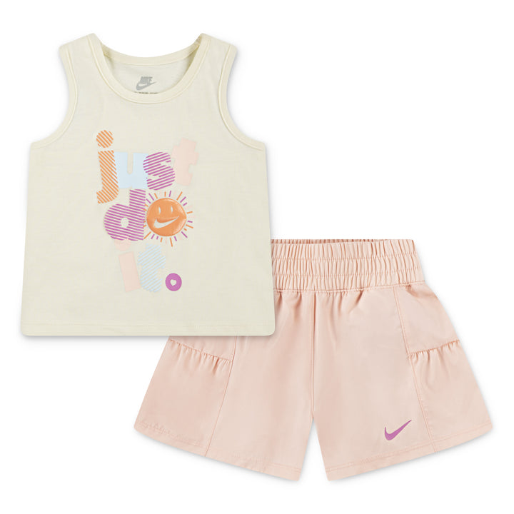 Nike Sunny Swoosh Tank Short Washed Coral (Toddlers)