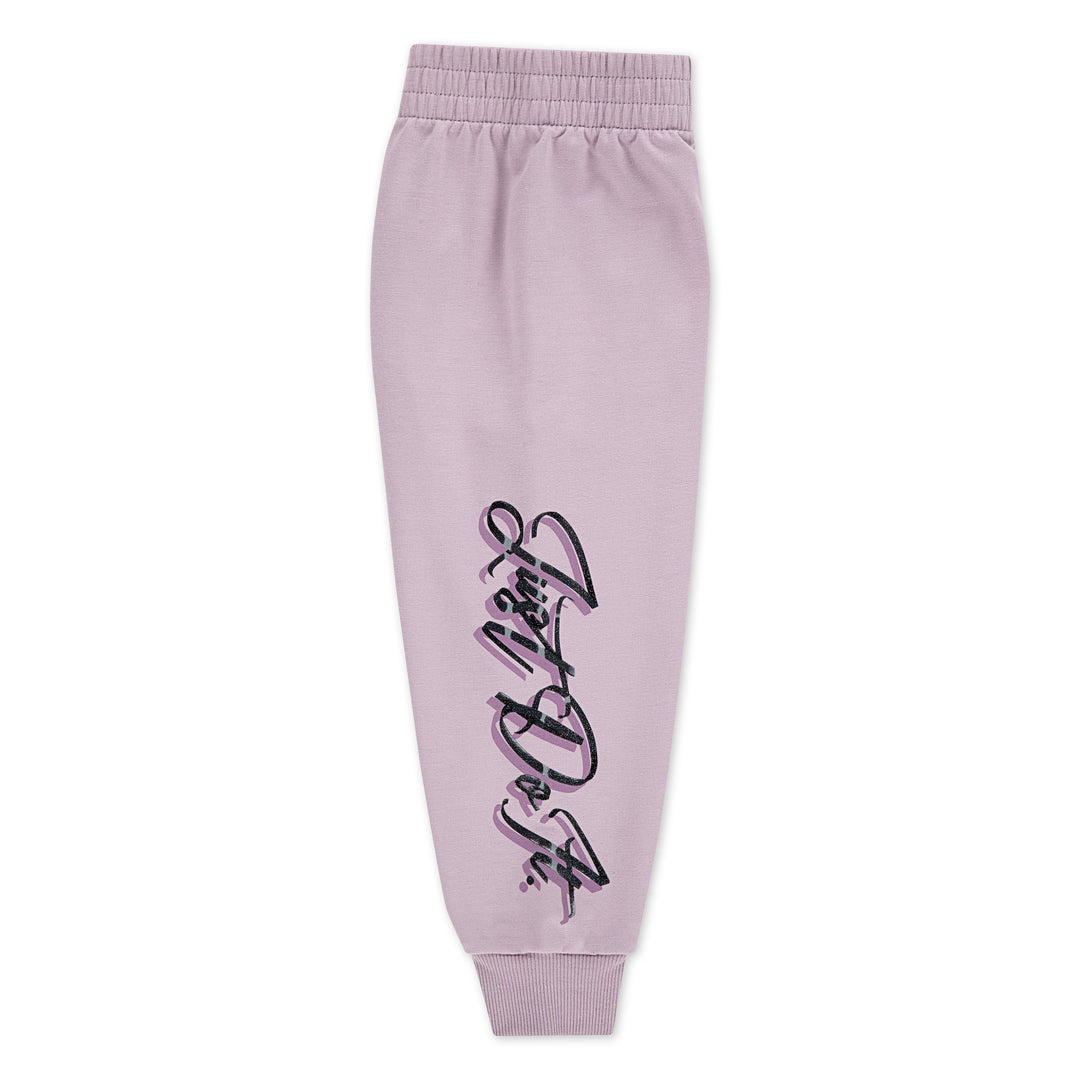 Nike Girls Swoosh On Pointe Jogger Set Plum Fog (Toddlers)