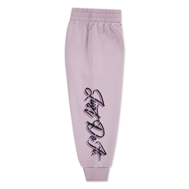 Nike Girls Swoosh On Pointe Jogger Set Plum Fog (Toddlers)