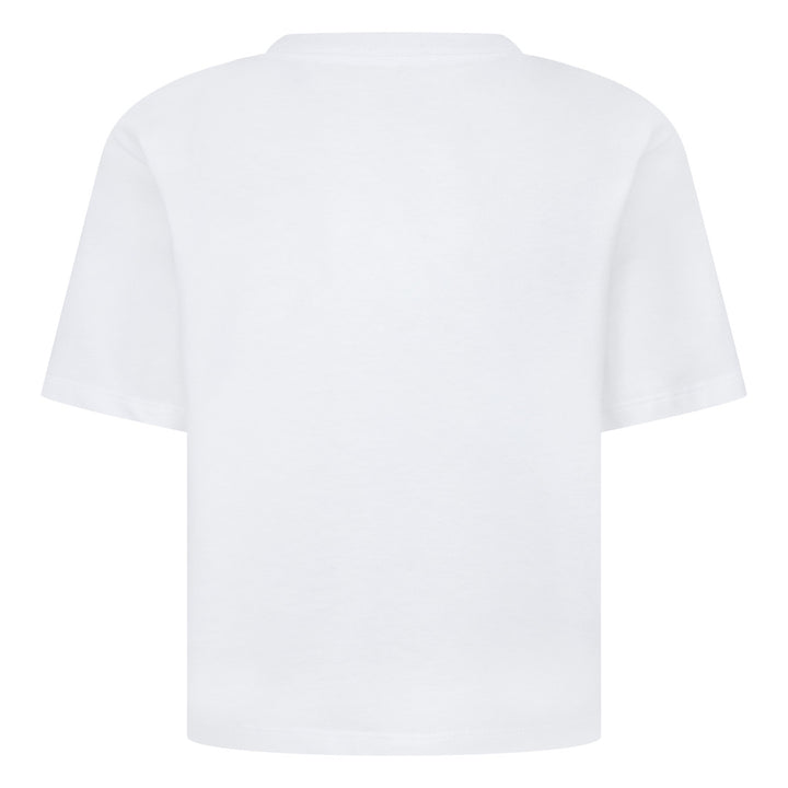 Jordan Girls 1st Baby Blue Short Sleeve Tee White (little Kids)