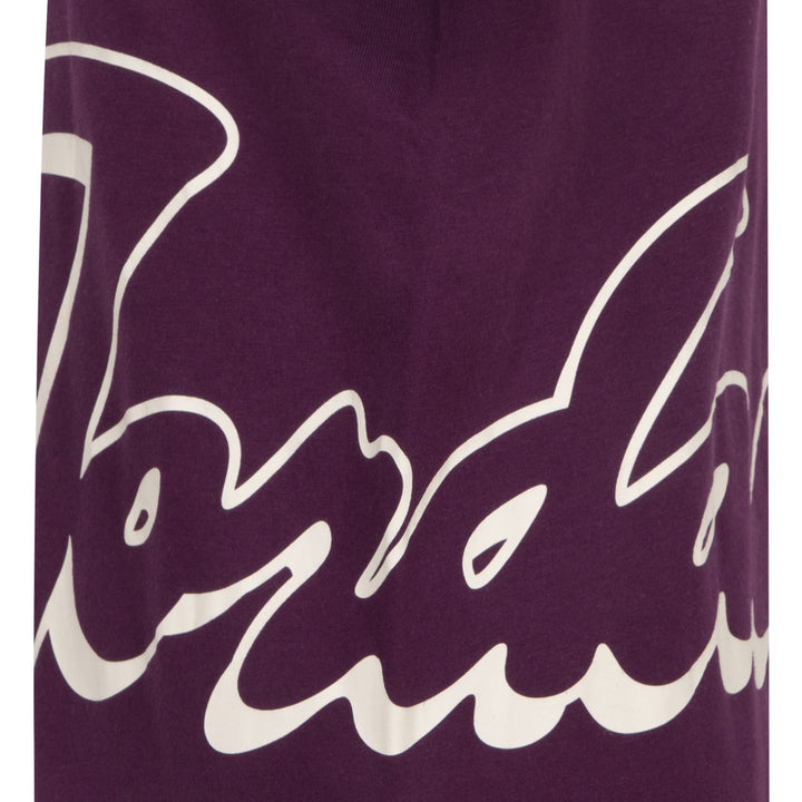 Jordan Girls Enchantment Script Short Sleeve Tee Bordeaux (Little Kids)
