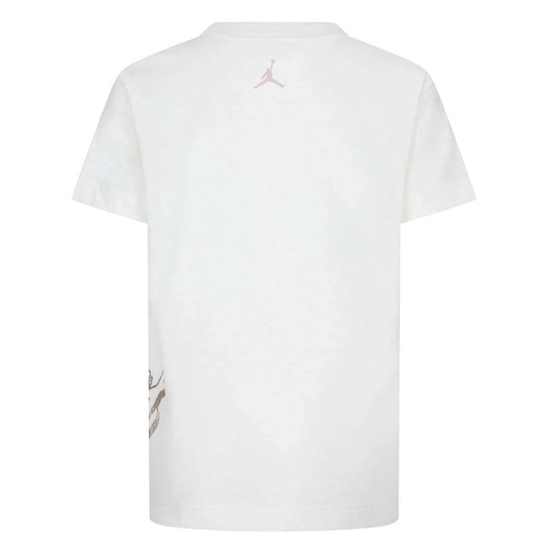 Jordan Girls 23 Spot Up Shooter Short Sleeve Tee Sail (Little Kids)