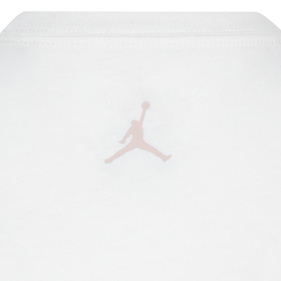 Jordan Girls 23 Spot Up Shooter Short Sleeve Tee Sail (Little Kids)
