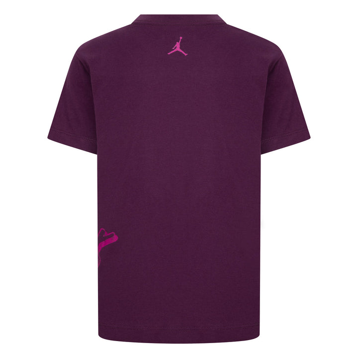Jordan Girls 23 Spot Up Shooter Short Sleeve Tee Bordeaux (Little Kids)