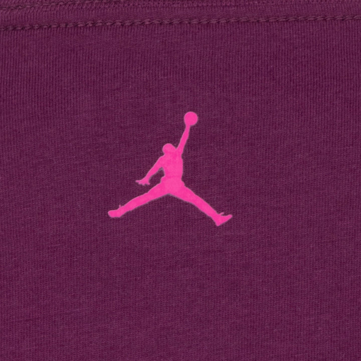 Jordan Girls 23 Spot Up Shooter Short Sleeve Tee Bordeaux (Little Kids)