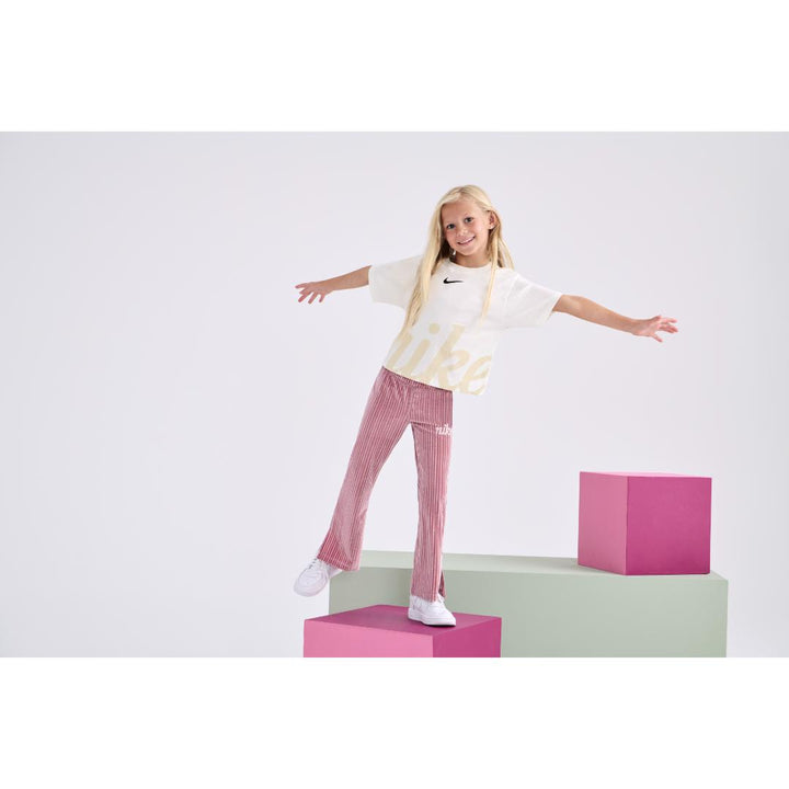 Nike Girls Sportswear Tight Flare Cozy Rib Pants (Little Kids)