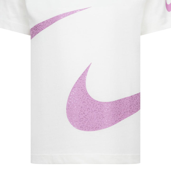 Nike Girls Swoosh Spirit Tee Sail (Little Kids)