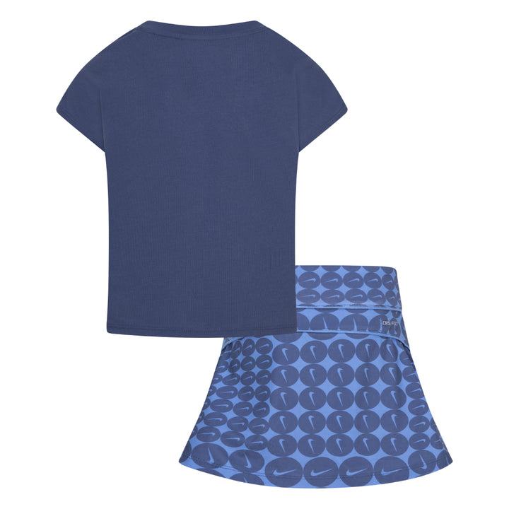 Nike Girls Essential AOP Scooter Set Blue Beyond (Little Kids)