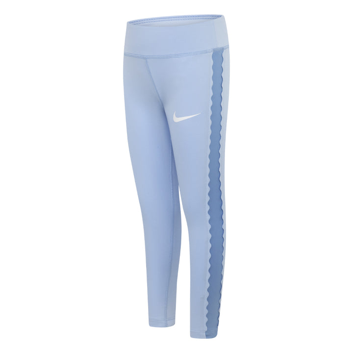 Nike Girls Swoosh Motion Dri-FIT Leggings Psychic Blue (Little Kids)