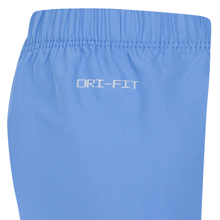 Nike Girls Swoosh Motion Wavy Shorts Set Psychic Blue (Little Kids)